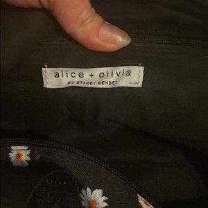 Alice + olivia duffle/ tote bag